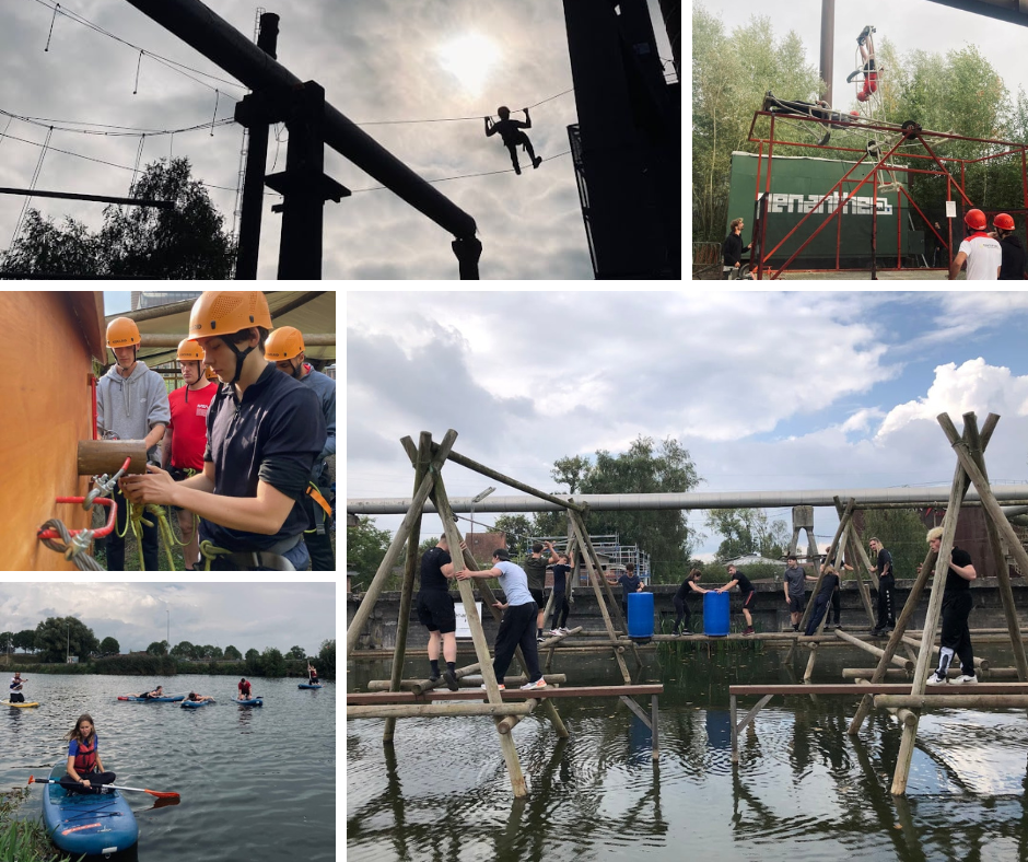 Leerlingen 7 Maatschappelijke veiligheid beleven onvergetelijke teambuilding bij Transfo in Zwevegem